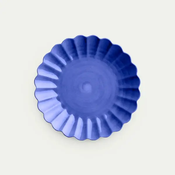 Oyster Tallrik 28cm - Blå