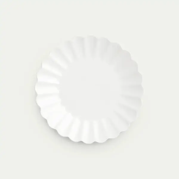 Oyster Tallrik 28cm - Vit