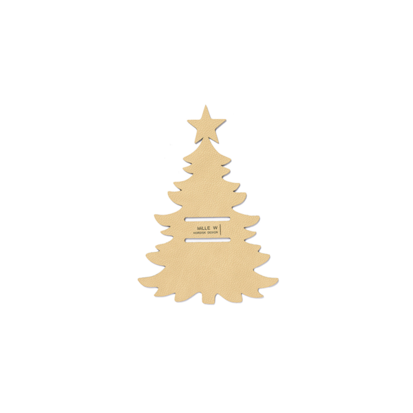 Christmas Cutlery holder - Beige