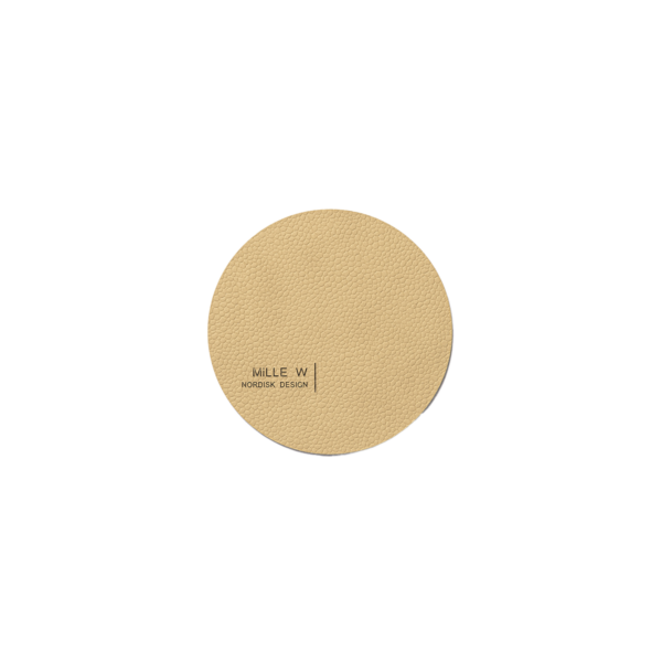 Coaster Round - Beige