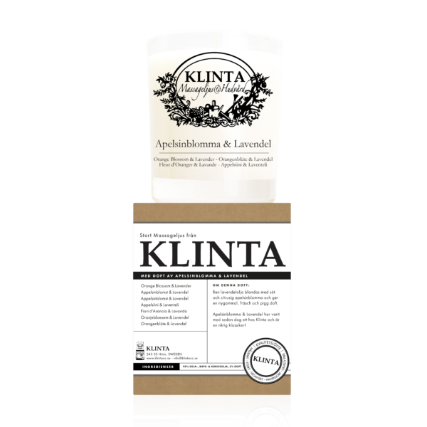 Massageljus 45h - Apelsinblomma & Lavendel