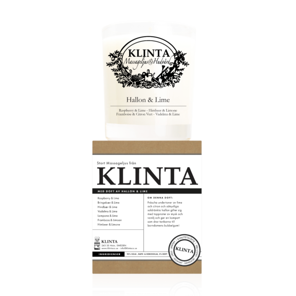 Massageljus 45h - Hallon & Lime