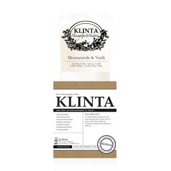 Massageljus 45h - Mousserande & Vanilj