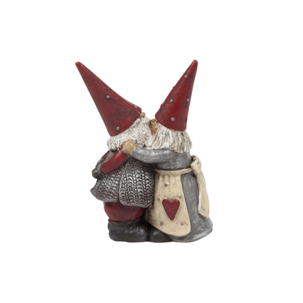 Tomten Håkan och Stina kyssen H.7,5cm