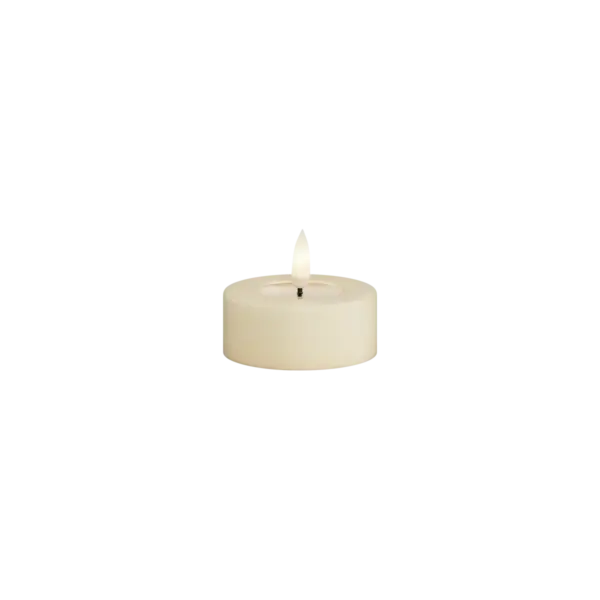 Stort Värmeljus 6,1x5,5 cm (2 pcs.) - Cream