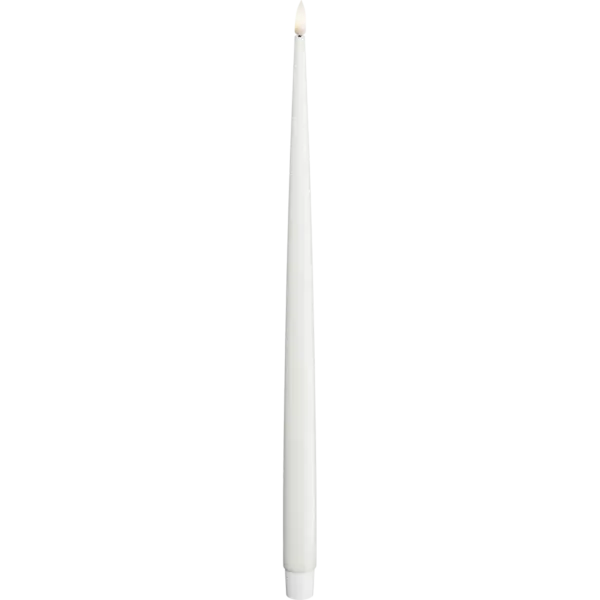 Kronljus 2,2x38 cm (2 pcs.) - Vit