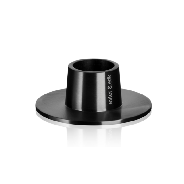 Ljusstake stor matt - Svart