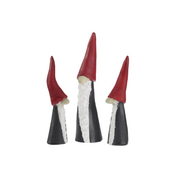 Tomten den långa 3 st H.7-9cm H.7-9cm