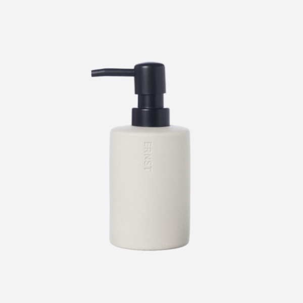 Tvålpump d7 h16cm - Naturvit