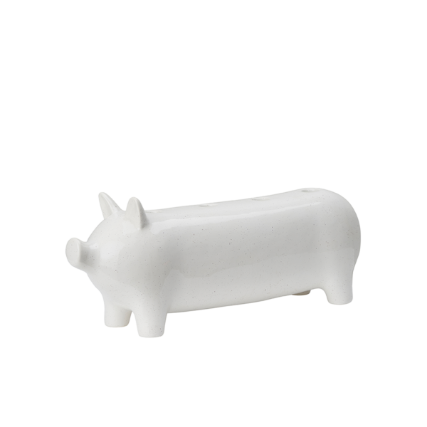 KIM Ljusstake Gris Vitmelerad 40x11x16cm