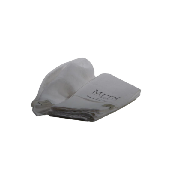 Servett LIN, 2pack, 100% Linne, 43x43cm - Vit