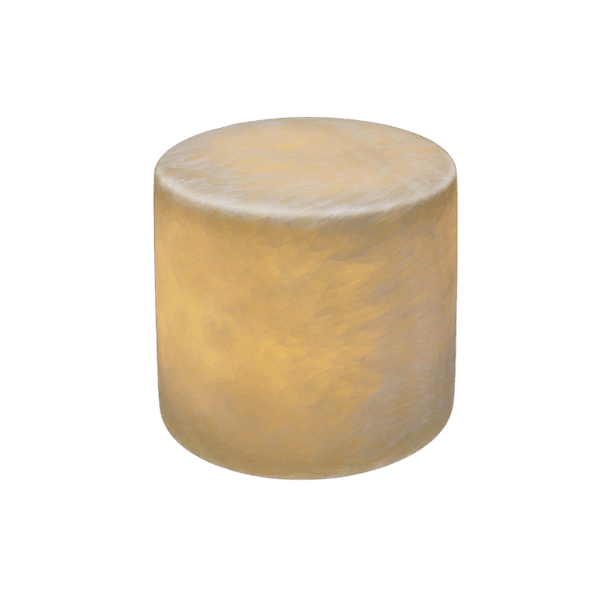 Marble ljusdekoration silk beige matt finish - X large