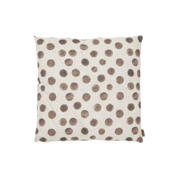 Cruella dot  Kuddfodral 50x50cm - Brun