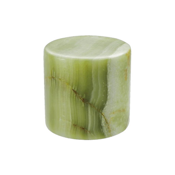 Jade ljusdekoration grön silk matt - X large