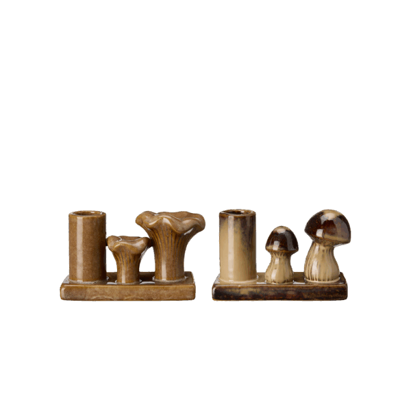 SVAMPAR Ljusstake Mix 13x6x8 12x5x8cm