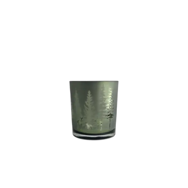 CANDLE HOLDER PINE FORREST M
