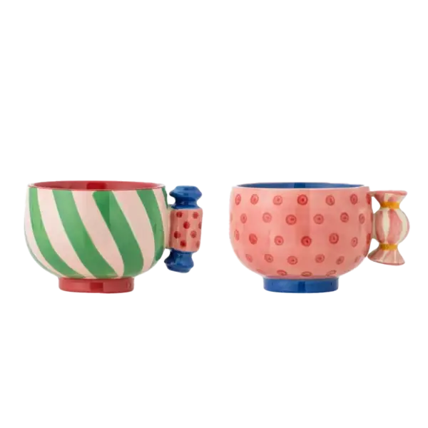 Caramella Kop, Rosa, Stentøj 2-pack