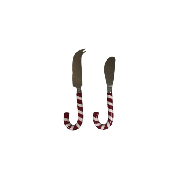 CHEESE SET STRIPE RED