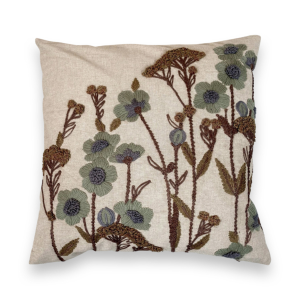 CUSHION COVER GERANIUM BLUE