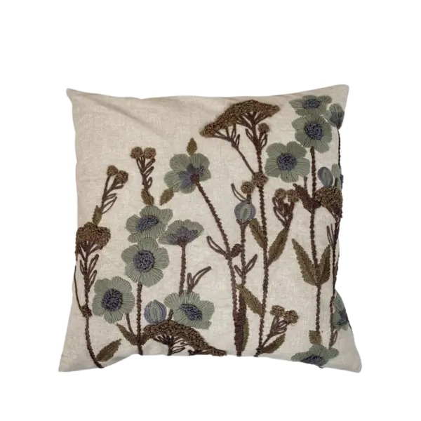 CUSHION COVER GERANIUM BLUE