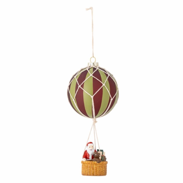 Hettie Ornament, Rød, Glas