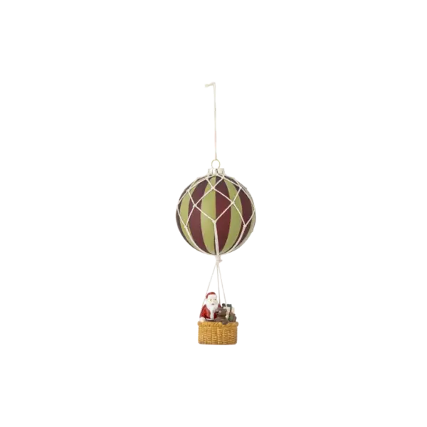 Hettie Ornament, Rød, Glas