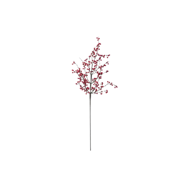 Ilex Stilk, Rød, Kunstige Blomster