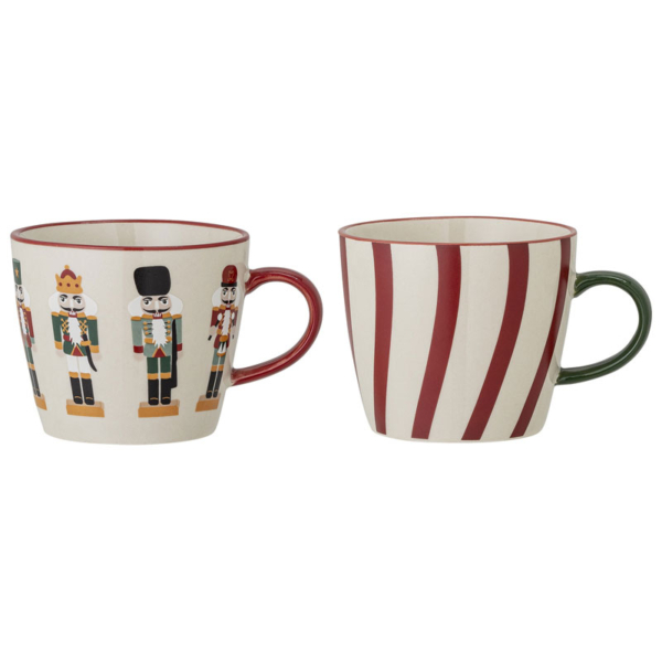 Jolly Krus, Rød, Stentøj 2-pack