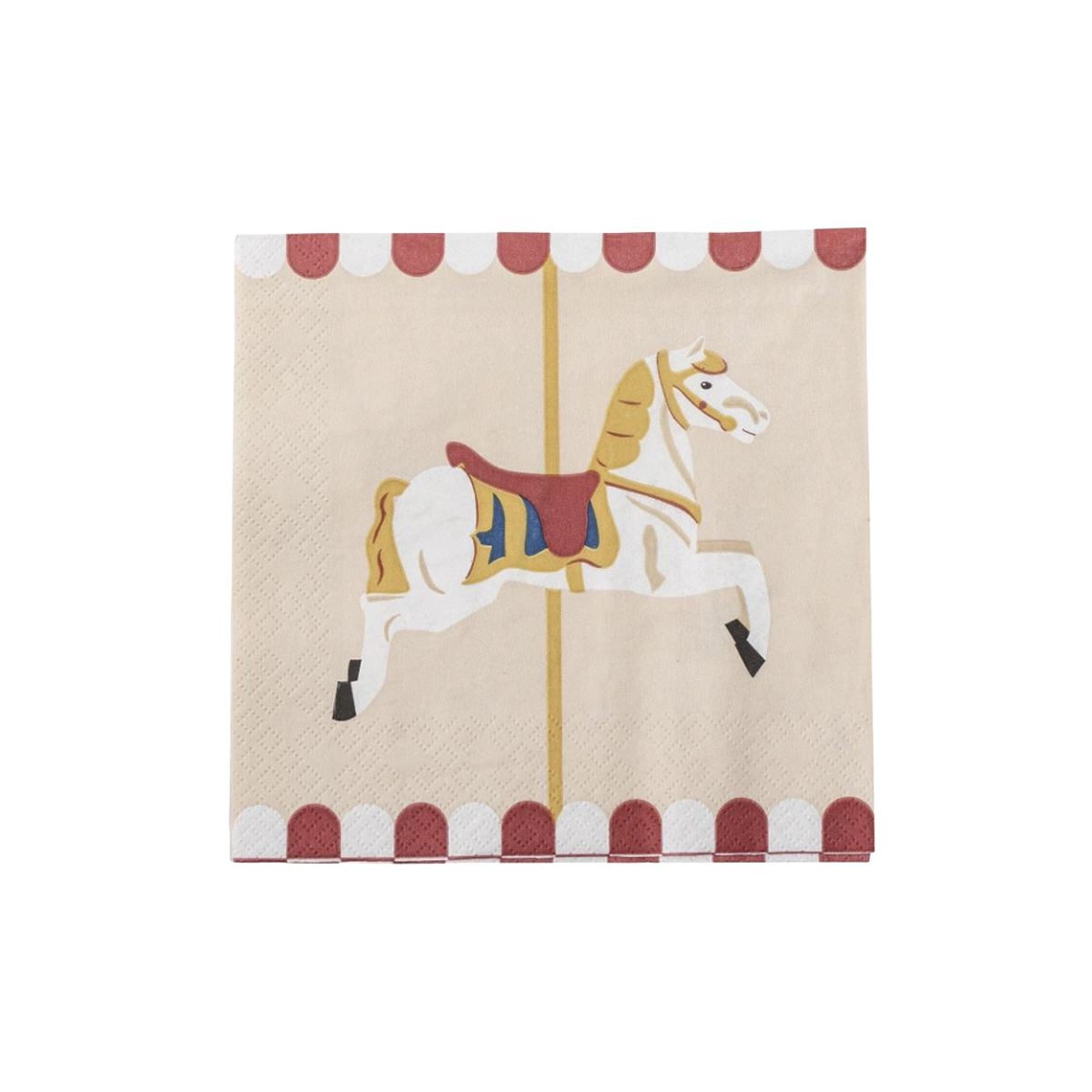 Merry-go-round Serviet, Natur, FSC® Mix, Papir