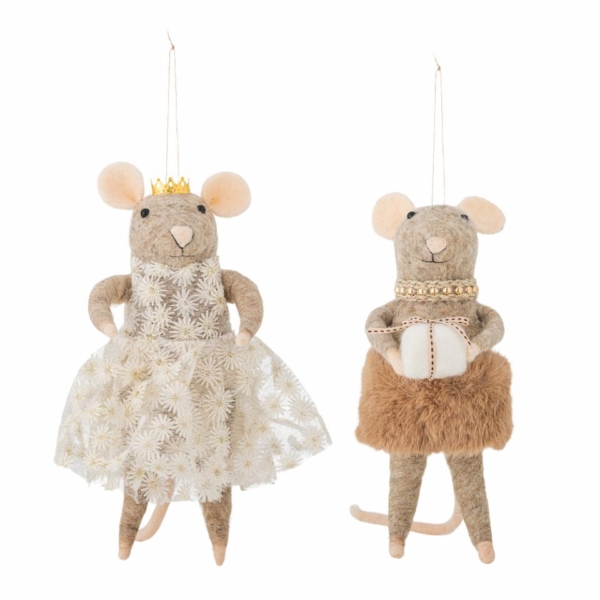 Peo Ornament, Brun, Uld 2-pack