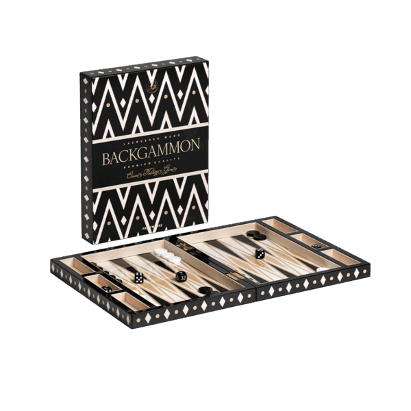 Lacquered Backgammon