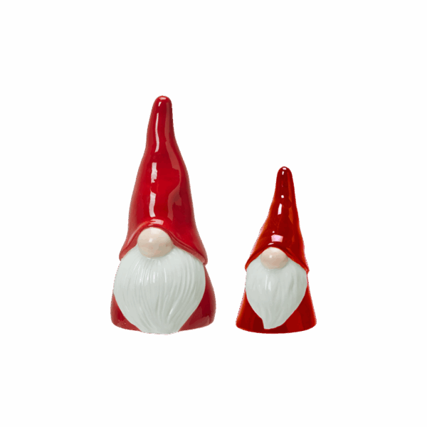BORIS Tomte Röd/Vit 6x12cm