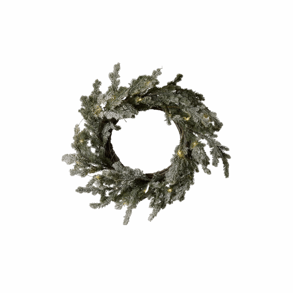 KRANS med LED Grön 50x10cm