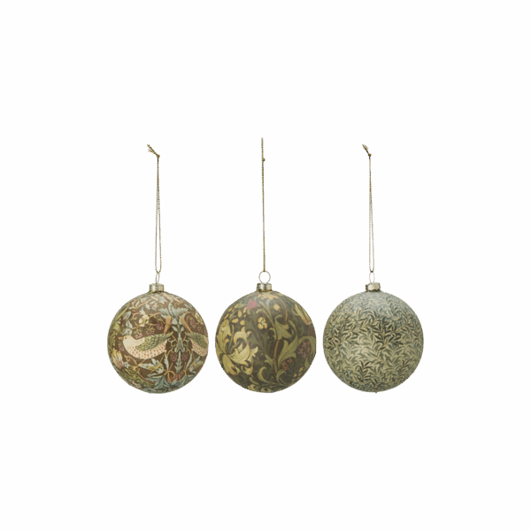 DELIGHT Julhänge Mix, grön 8cm