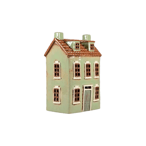 Keramikhus, Grått, H 20,5cm