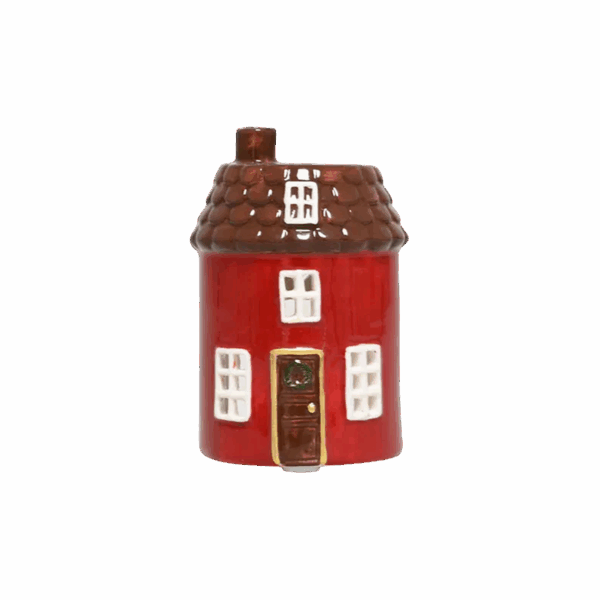 Keramikhus, Christmas Joy,  Rött,