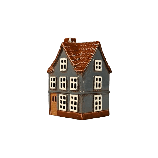 Keramikhus Grått med Tegeltak