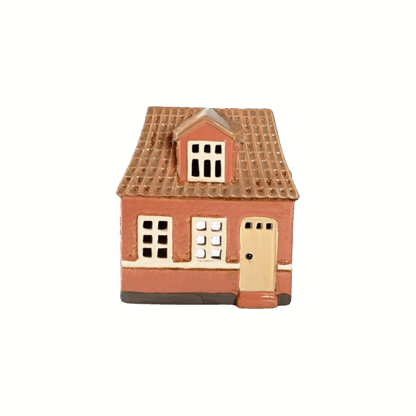 House for T-light, Orange