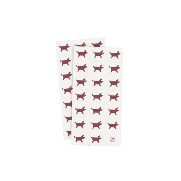 Servett 10x20 julgris vit/röd