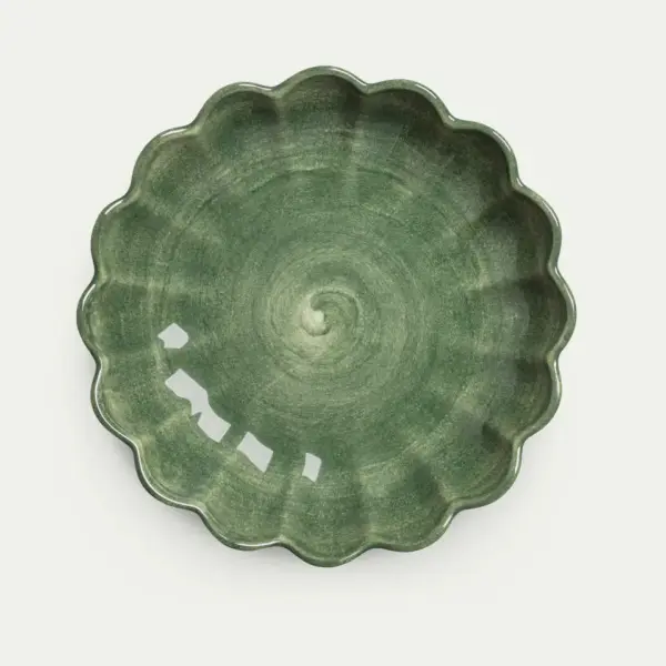 NYHET! Oyster Skål 24cm/90cl Forest Green