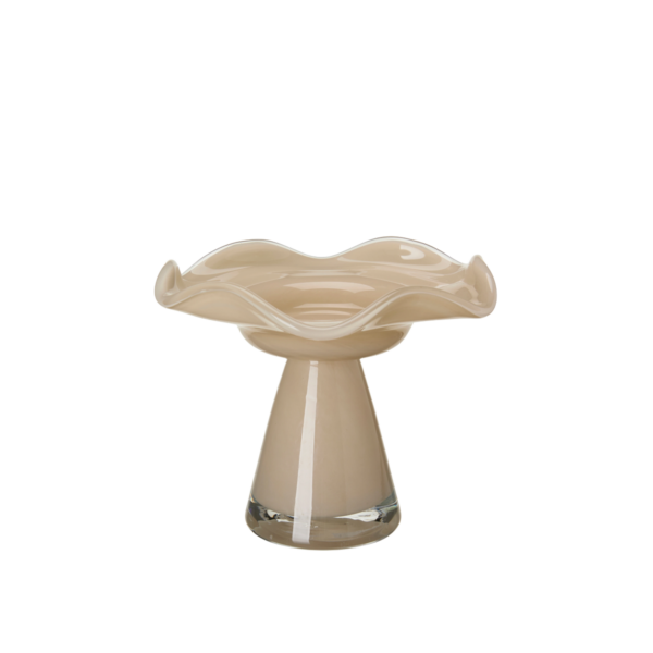 BARBRO Vas Beige 17x13cm