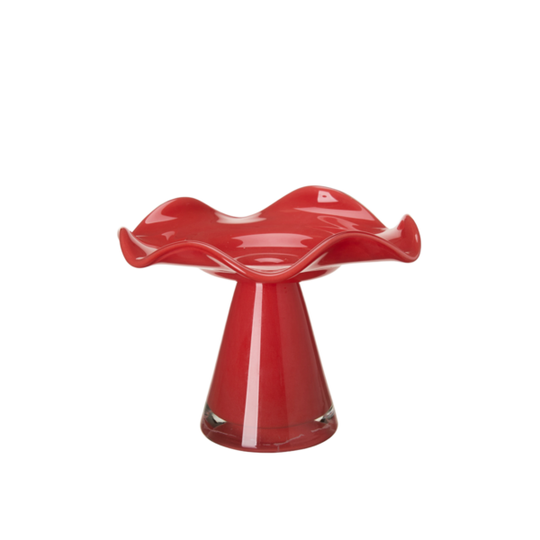 BARBRO Vas Röd 17x13cm