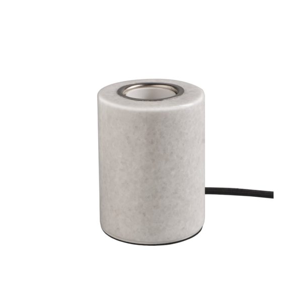 Marble bordsfot vit polished