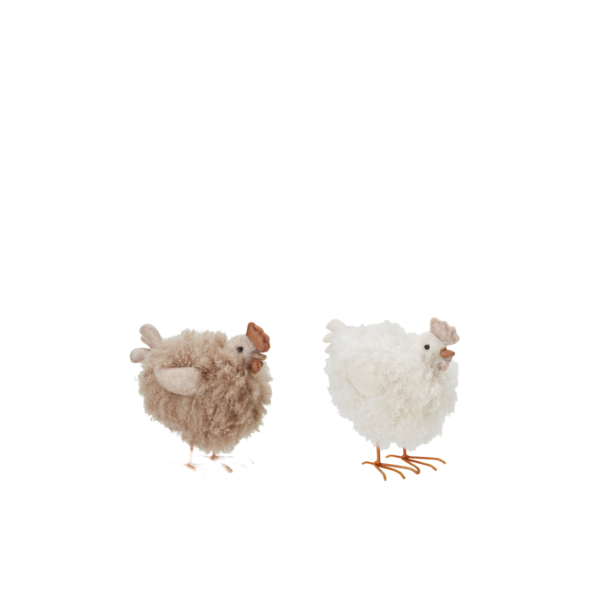 FLUFFY Höna Mix Brun, Beige