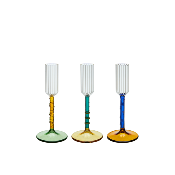 GUDRUN Ljusstake Mix Multi 6x15cm