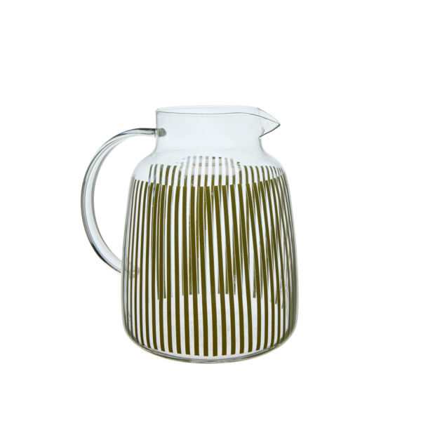 ILSE Karaff Klar/Grön 18x18x12cm