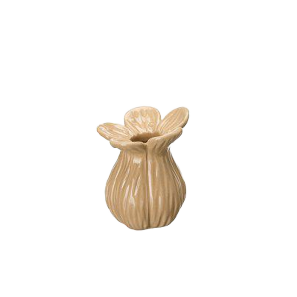 INGRID Vas beige liten 7x8cm