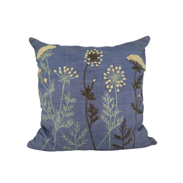 CUSHION COVER ANTHRISCUS BLUE 45X45CM