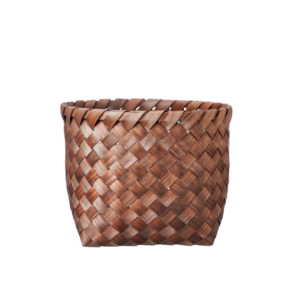 NILA Korg Mörk natur Large 38x30