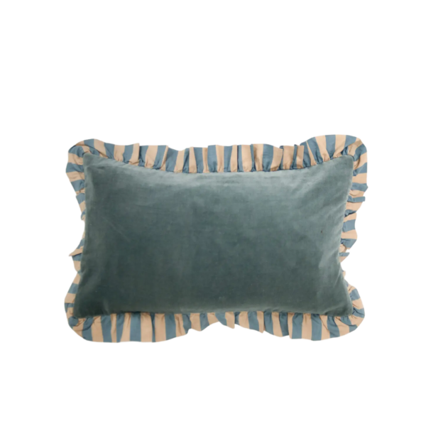 Elina kuddfodral blå 30×50